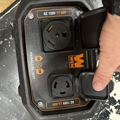 Wen 3600W Parallel Connection Kit W/ Tt-30R+L5-30R Outlet (Generator Accessory)