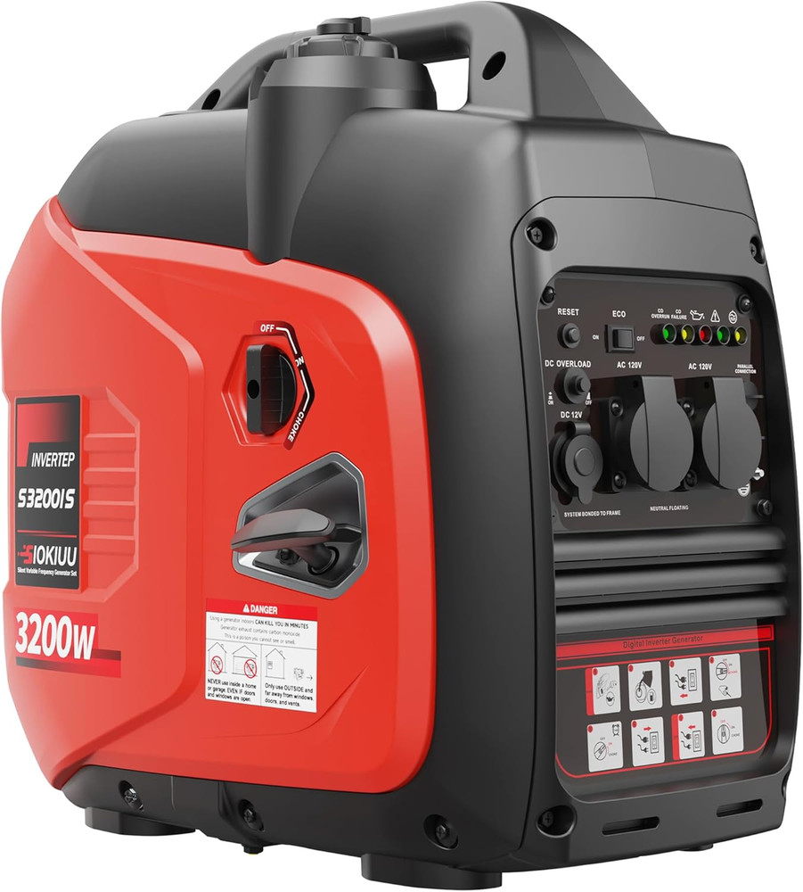 3200W Super Quiet Inverter Generator for Home & Camping – Eco Mode