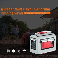 Generator Cover Portable Generator Cover Waterproof Running Cover 217L 138W 174H
