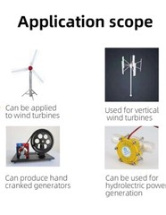 Miniature Disc-type Iron-core Generator – Low Speed – Three-phase AC Generator