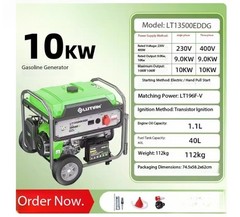 Gasoline Generator Sets 3/5/7/10 KW Small Outdoor Home Use Generators 220v