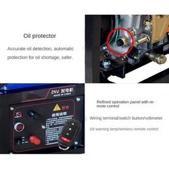 6KW 24V DC Diesel Generator Portable Power Unit for Parking Air Conditioner