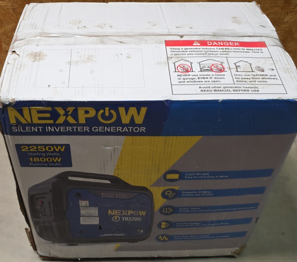 NEXPOW Portable Inverter Generator, 2250W Super Quiet Gasoline Feature, Parallel