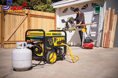 12,500-Watt Electric Start Tri Fuel Home Backup Portable Generator US ONLY