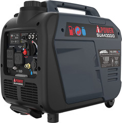 A-iPower 4,300-W Quiet Portable RV Ready Dual Fuel Inverter Generator, CO Sensor