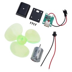 Portable Wind Power Generators Set Windmills Science Teaching Tool Easy to Use
