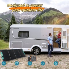 portable power station with solar panel fast charging wireless charging outdoor