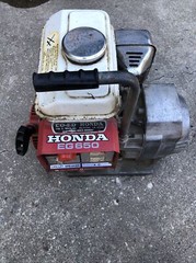 Honda Generator EG650 Gas Powered Portable Camping 650 Watt 120v 12v AC DC Japan