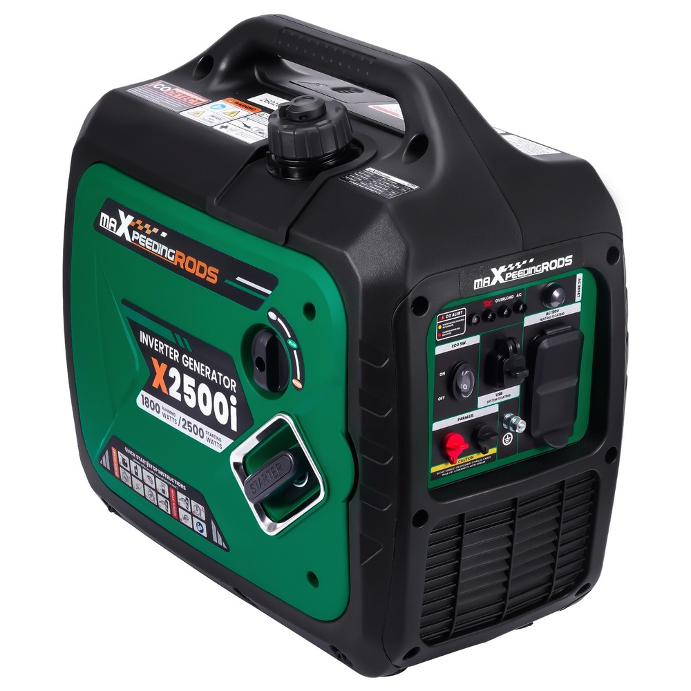 2500W Inverter Generator for Outdoor Party Music & Lighting, 9h Runtime