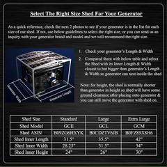 Generator Shed – Combining Generator Covers While Running & Generator Covers for