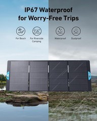 Anker SOLIX F3800 Portable Power Station + PS400(400W)Solar Panel with Kickstand