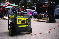 Portable Open Frame Inverter Generator 4250-Watt Wireless Remote Start RV Ready