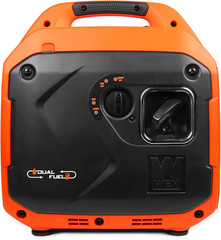 Whisper-Quiet 3600W Dual Fuel Inverter Generator with CO Shutdown Safety