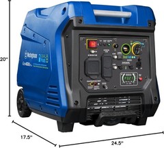Westinghouse 5000-W Super Quiet Portable Dual Fuel Inverter Generator, CO Sensor