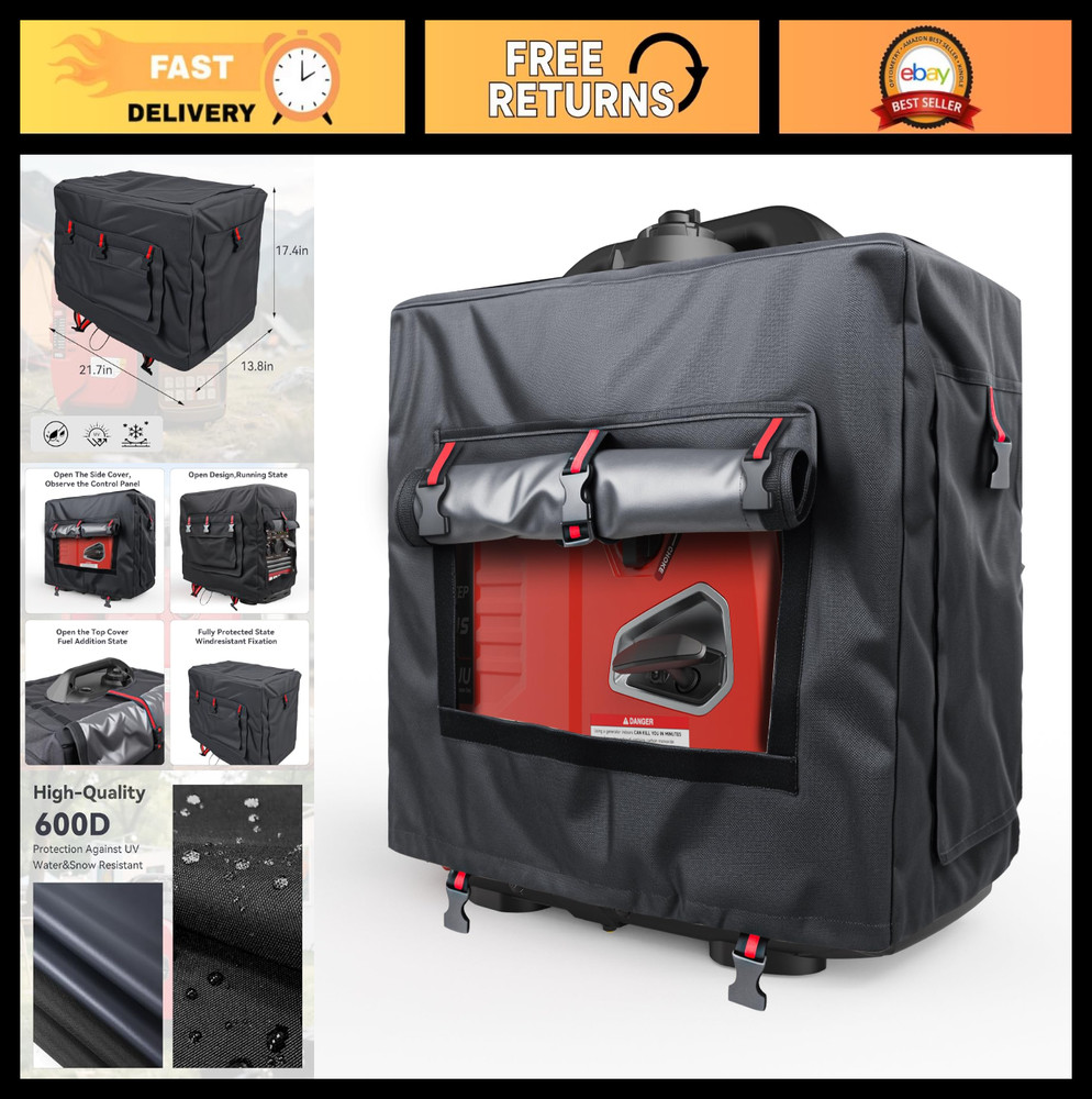 Universal Portable Generator Tent Cover for Outdoor Use – Fits Generators Up to