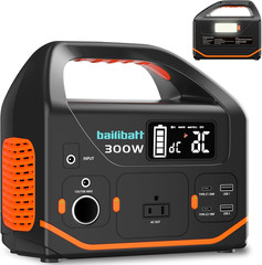 266Wh Portable Power Station – 300W Lithium Battery for Camping & Emergencies