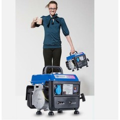 800W Portable Silent Gasoline Generator Camping Inverter Generator Set 220V