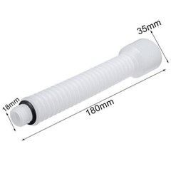White Flexible Mess Free Oil Change Funnel Tube for Honda Inverter Generator