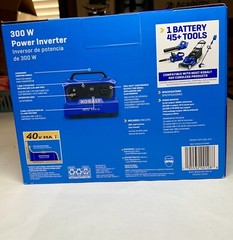 Kobalt 5149487 40V Max 300-Watt Portable Power Inverter – Tool Only