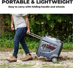 A-iPower 3,700-Watt Super Quiet Portable RV Ready Gas Powered Inverter Generator