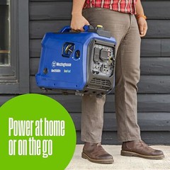 Westinghouse 2550-W Super Quiet Portable Dual Fuel Inverter Generator, CO Sensor