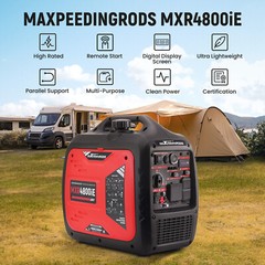 4.8KW Portable Inverter Generator Gas Powered Quiet for Camping RV Travel