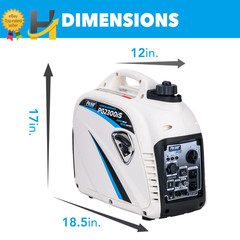 2300-Watt Super Quiet Gasoline Powered Inverter Generator with USB