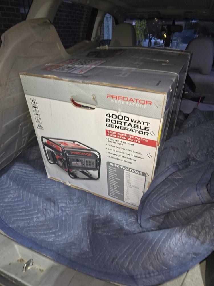 Predator Portable Gas Generator 4000W