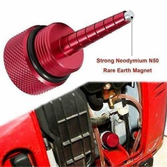 Red Aluminum Extended Run Gas Cap with Brass Funnel For Honda Generator EU2200i
