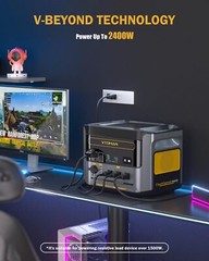 VTOMAN FlashSpeed 1500 Portable Power Station 1548Wh LiFePO4 Solar Generator Bag