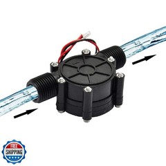 Beduan Micro Water Turbine Generator Hydroelectric Power G1/2″ Male Thread 12…