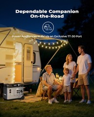 OUKITEL 5120Wh Solar Generator 3600W Power Station 5x3600W AC Output-6000W Surge