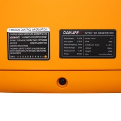3500W Inverter Generator, Gas Powered Portable w/ CO Sensor for Camping, RV