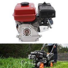 7.5HP Gas-Powered Diesel Engine, 3000W with 0.95 Gal Fuel Tank, Pull Start &