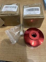 Extended Run Fuel Gas Cap Red Honda Generator EU2000i EU2200i 1/4″NPT Line X2