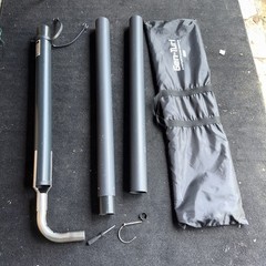 Camco Gen-Turi RV Generator Exhaust Kit Portable Venturi Pipes Black Carry Case