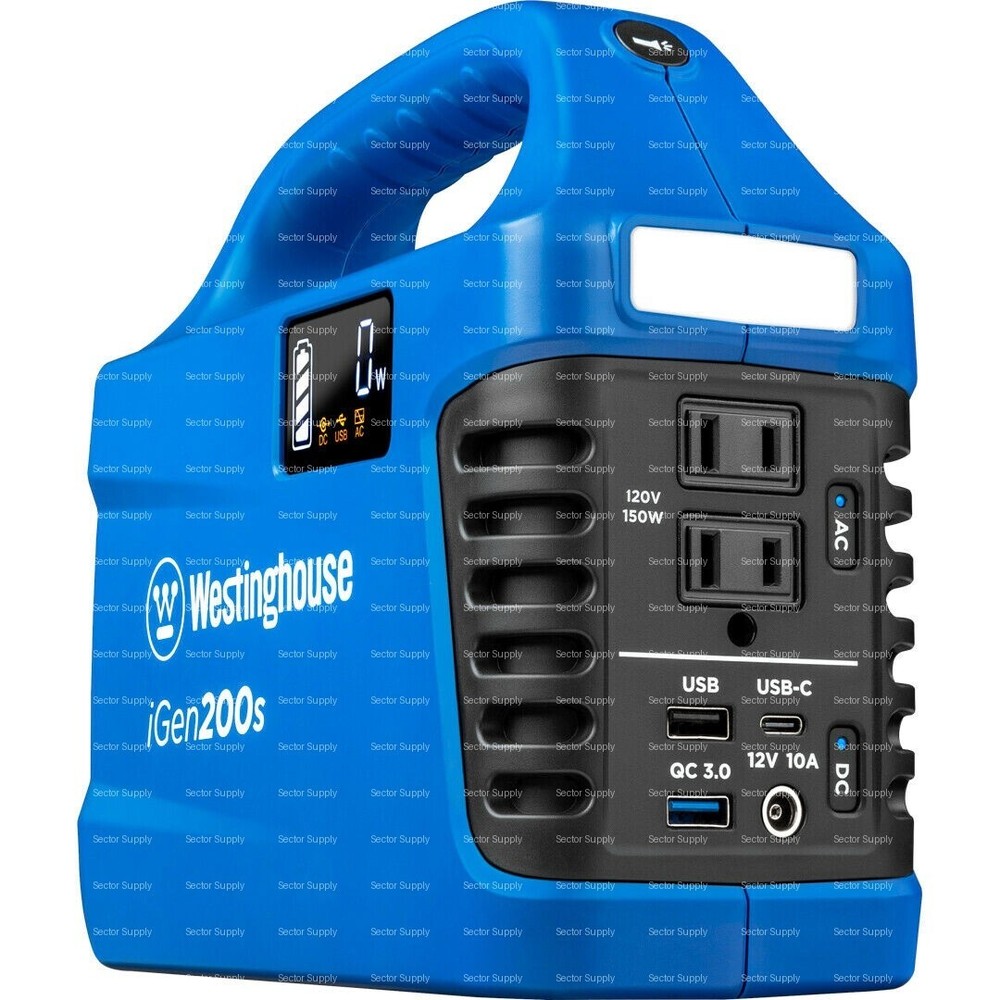 IGEN200S WESTINGHOUSE ELECTRIC CORPORATION PORTABLE POWER STATION INDOOR/OUTDOOR
