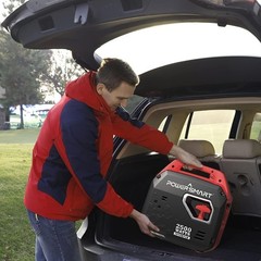 Portable Inverter Generator Gas Powered Super Quiet Technology Low Oil Shutdown