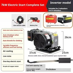 Electric Vehicle Range Extender: 48V/60V/72V Automatic Frequency Conversion