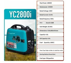 24V Parking Air Conditioner Gasoline Generator Cargo Vehicle Silent Generator