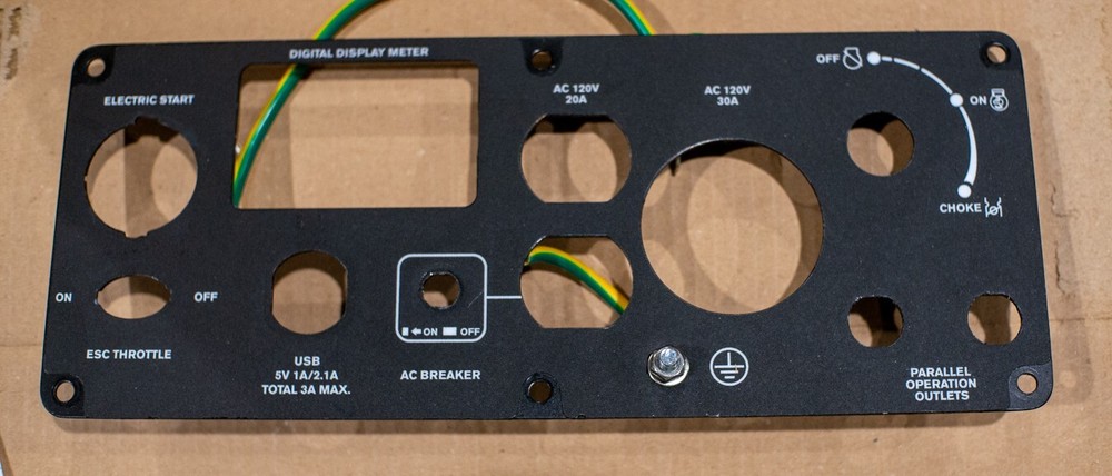 Powerhorse control panel (no parts, panel only)