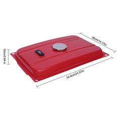 4 Gallon Universal Fuel Gas Tank Generator Petcock Filter Gauge Cap for EC2500