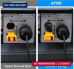Dreyoo Neutral Ground Bonding Plug for Portable Inverter Generator, Grounding Pl