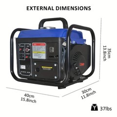 1200W Gas Powered Generator Energy, Small Portable Generator for Home Outdoor