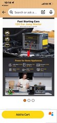 VTOMAN FlashSpeed 1500 Portable Power Generator 1548Wh LiFePO4 1500W 110V USB