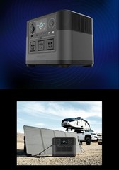 1200W Portable Mobile Power Station Supply Bank Outdoor Camping Backup Battery