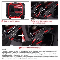 5200W Running Dual Fuel + 120/240V – Remote Start for Weddings & Tailgating
