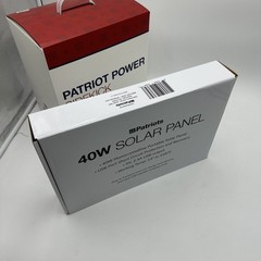 Patriot Power Sidekick 300w Solar Generator INCLUDES 4Patriots 40w Panel Charger
