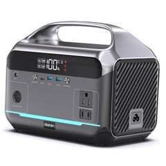 Portable Power Station 600W (1200W Peak), 288Wh Solar Generator Advanced Gray