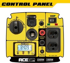 Aceup Energy 2500 Watt Portable Inverter Generator 80cc Gas Powered